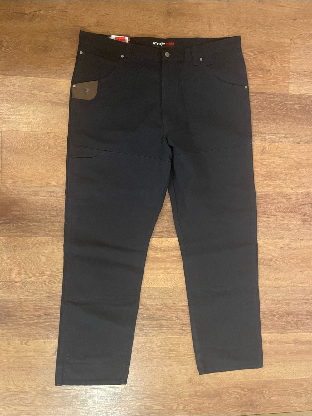 NWT Wrangler RIGGS Workwear Mason Relaxed Fit Men’s Big & Tall Pants 42x34 Black